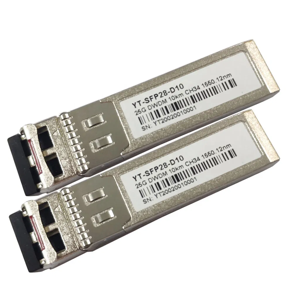 SFP28 25g DWDM SFP 10km CH34 1550.12nm Optical Transceiver Module