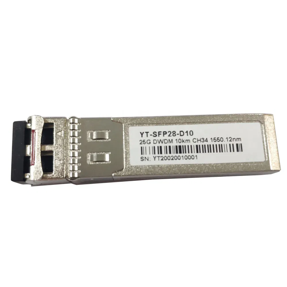 SFP28 25g DWDM SFP 10km CH34 1550.12nm Optical Transceiver Module