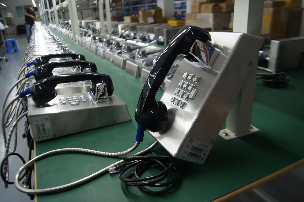 SIP Public Emergency Telephone for Jail with Voice Control Button