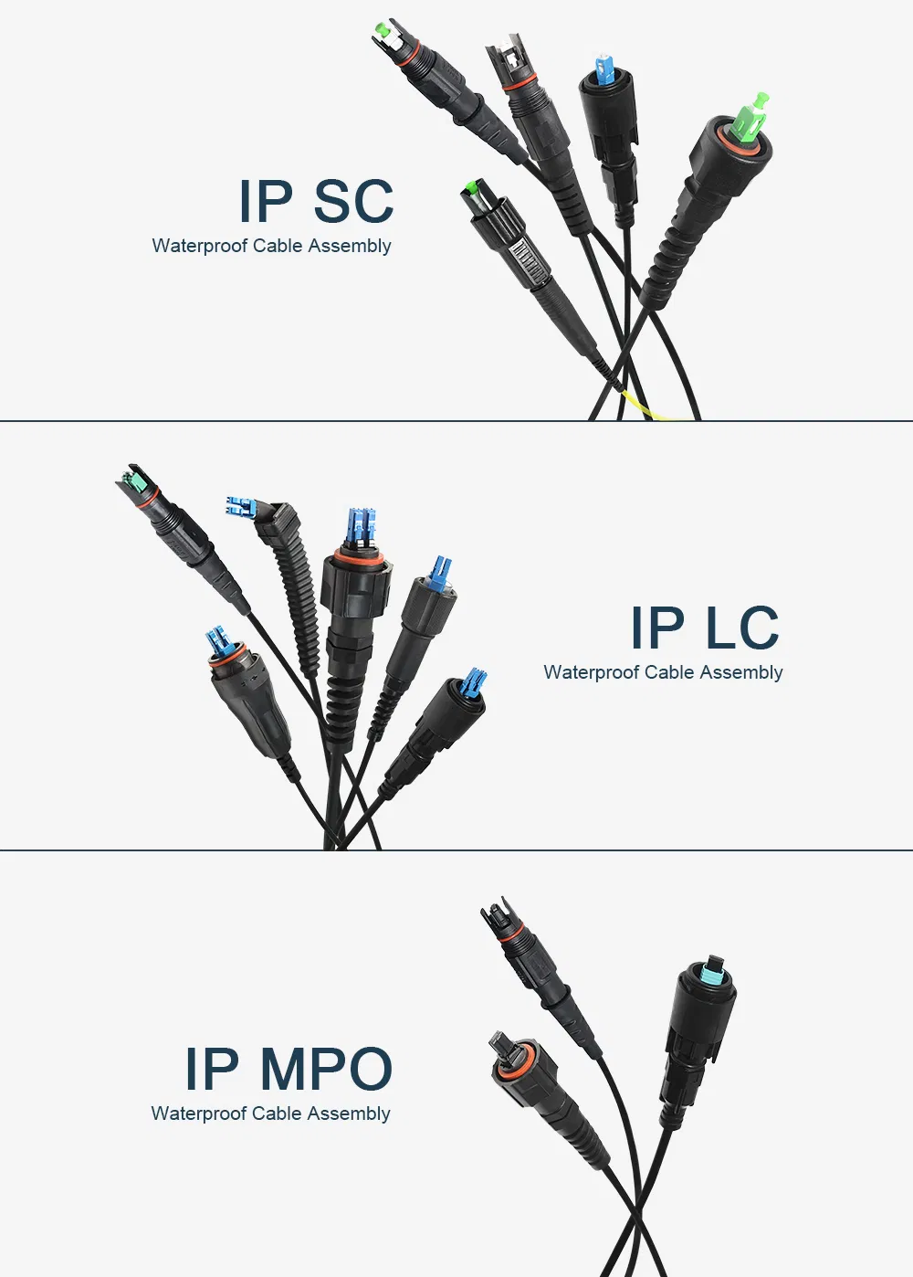 Sm G657A1 Sc APC 1 Fiber Hoptic Connector Matching with Corning Optitap Connector