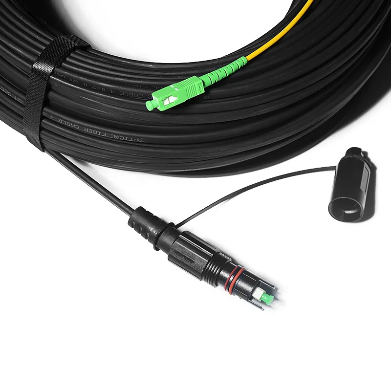 Sm G657A1 Sc APC 1 Fiber Hoptic Connector Matching with Corning Optitap Connector