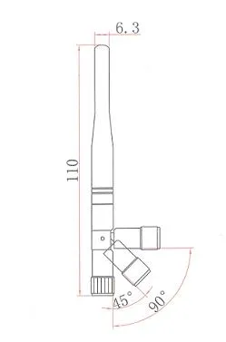 SMA Connector Type RF Antenna for 433MHz Factory Price