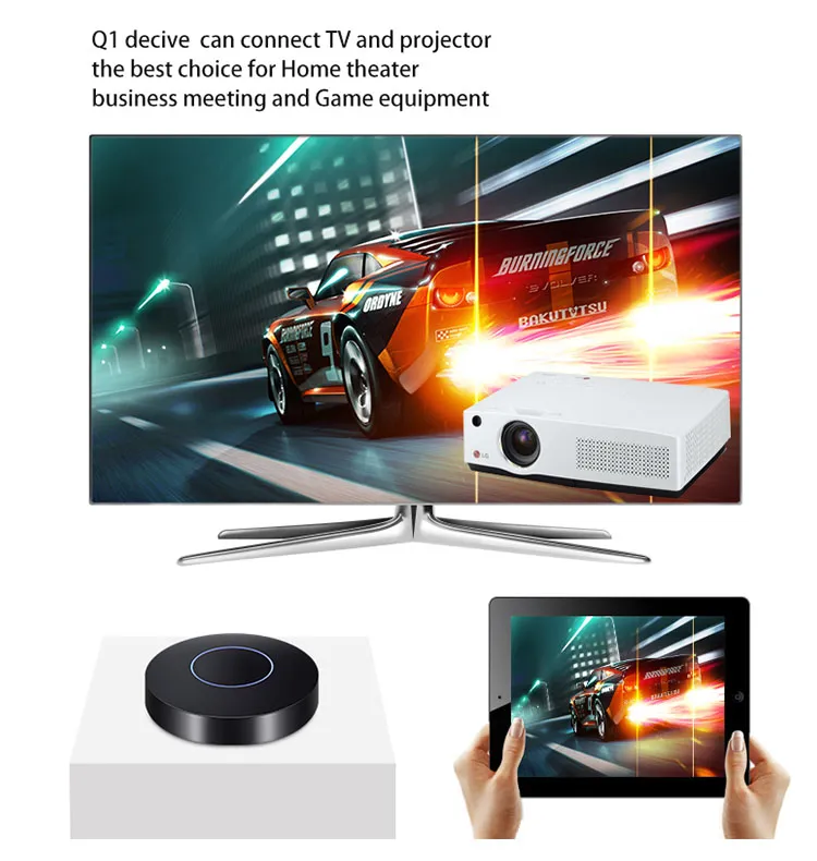 Superior Quality Easy and Simple to Handle Q1 Ezcast Dongle 4K HD Adapter Monitor