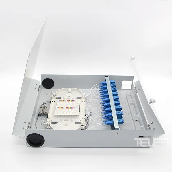 Telecom Wall Mounted Fiber Optic Splitter Box Telecom Distribution Frame, Fiber Terminal Closure, Optical Cabinet