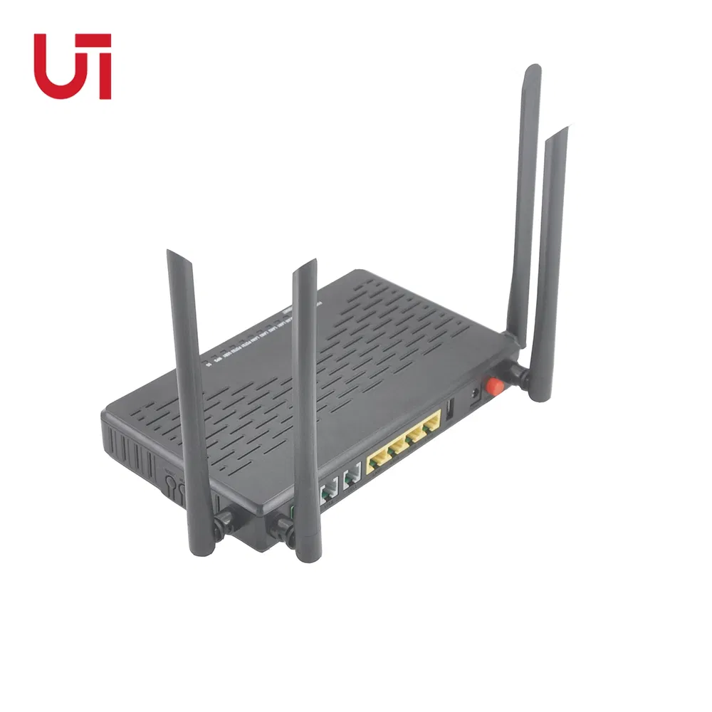 Ut-Gp4482 4ge+2pots+WiFi2.4&5.8g Dual Band Gpon ONU FTTH Ont AC Netlink Fiber Router Epon Gpon ONU