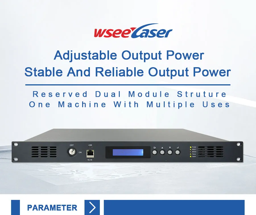 Wsee Ea1500 CATV Erbium Optical Amplifier Dual Power Supply Hfc EDFA 22dBm